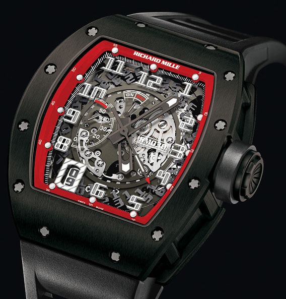 Replica Richard Mille RM 030 Watch RM 030 Black Night Black DLC Titanium